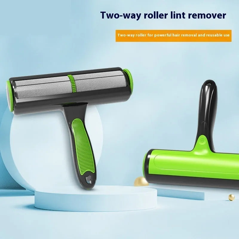 Automatic pet hair lint roller with sticky brush for sofa cleaning