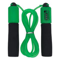 Fitness skipping rope with PS handles, sponge grip, and 3 metre PP cord in multiple colour options