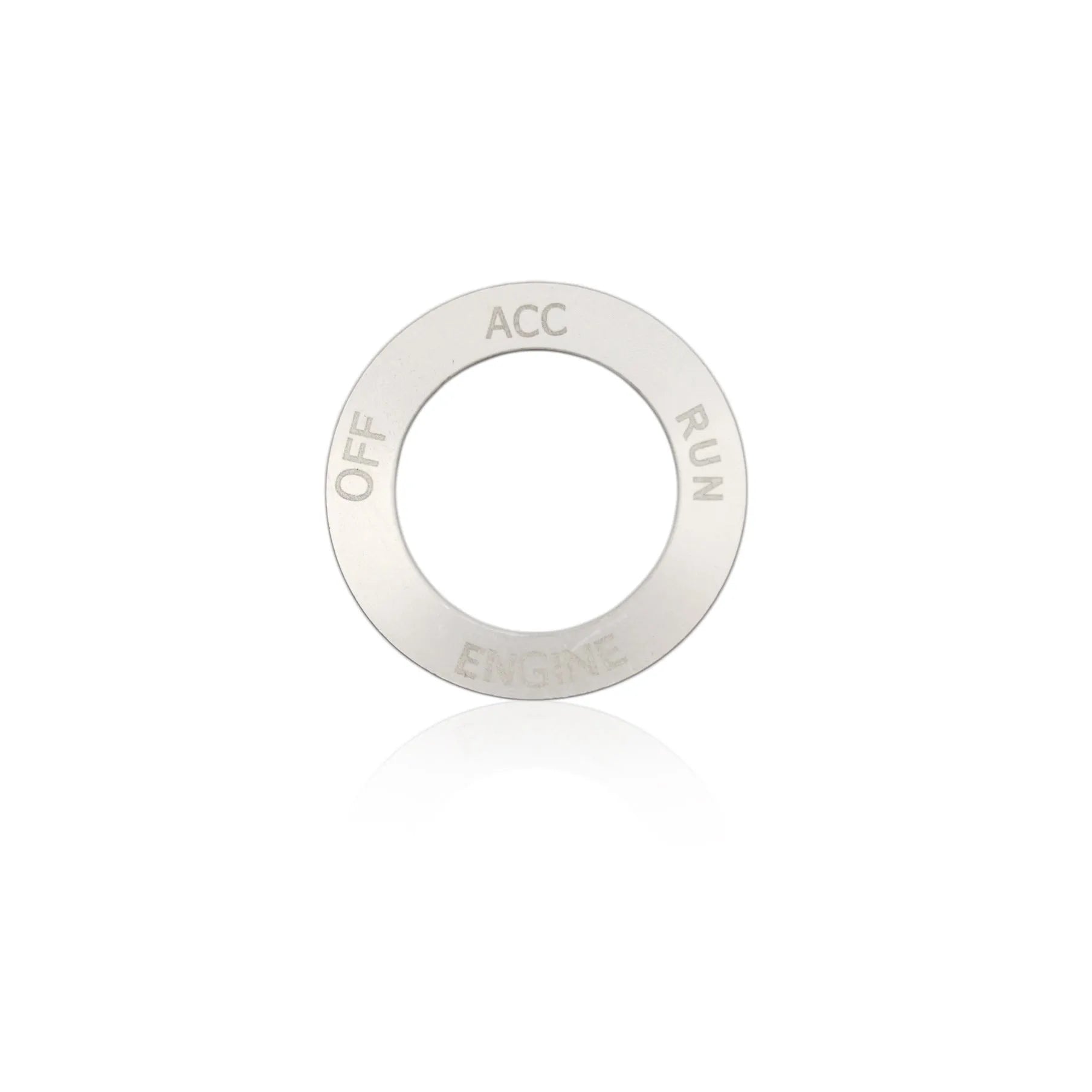 Aluminium alloy air conditioning knob decorative ring for Dodge Challenger and Grand Cherokee interior.