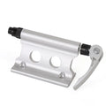 Silver metal bicycle front fork quick release fixing clip for SUV bike rack mounting