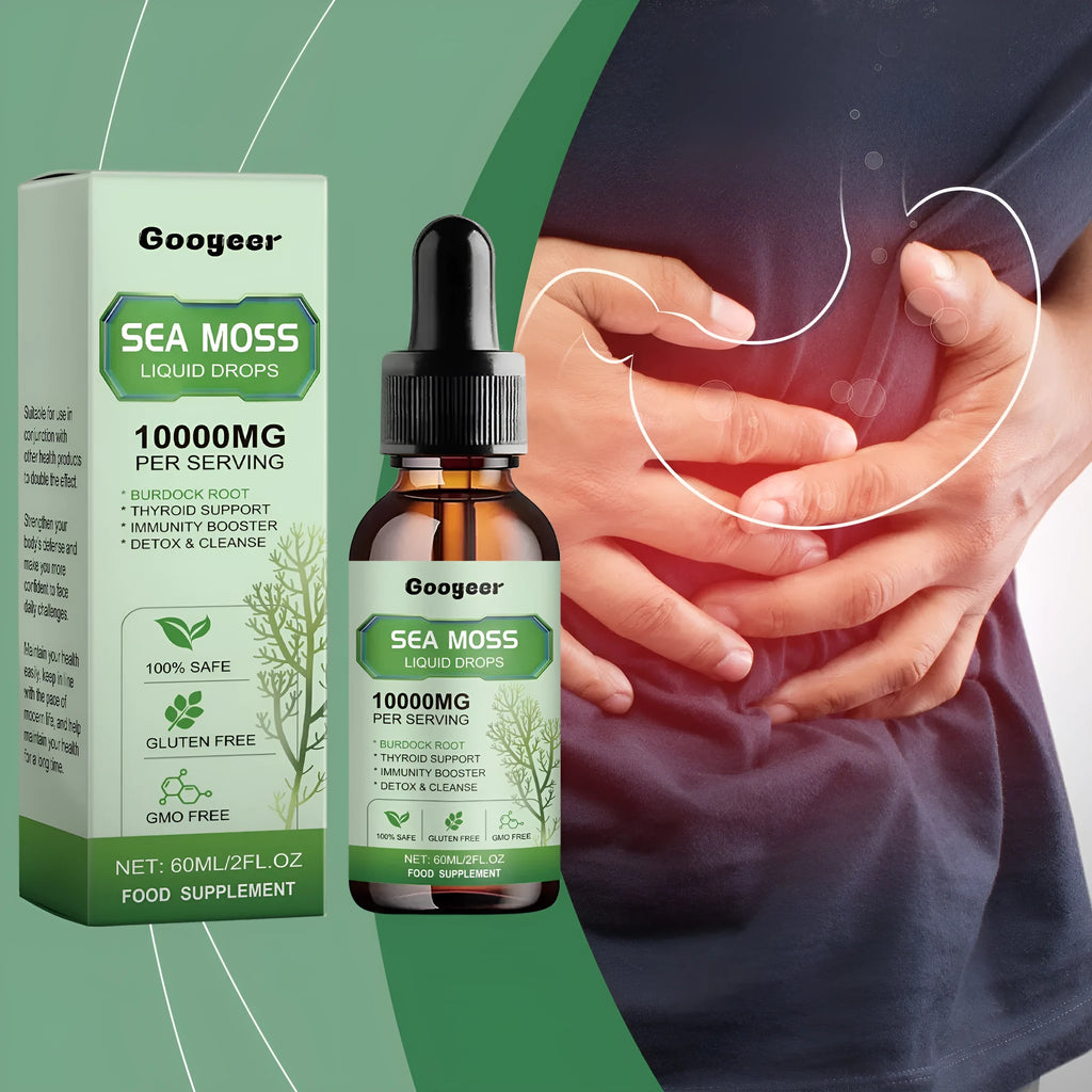 Googeer sea moss liquid drops body treatment in 60ml bottle