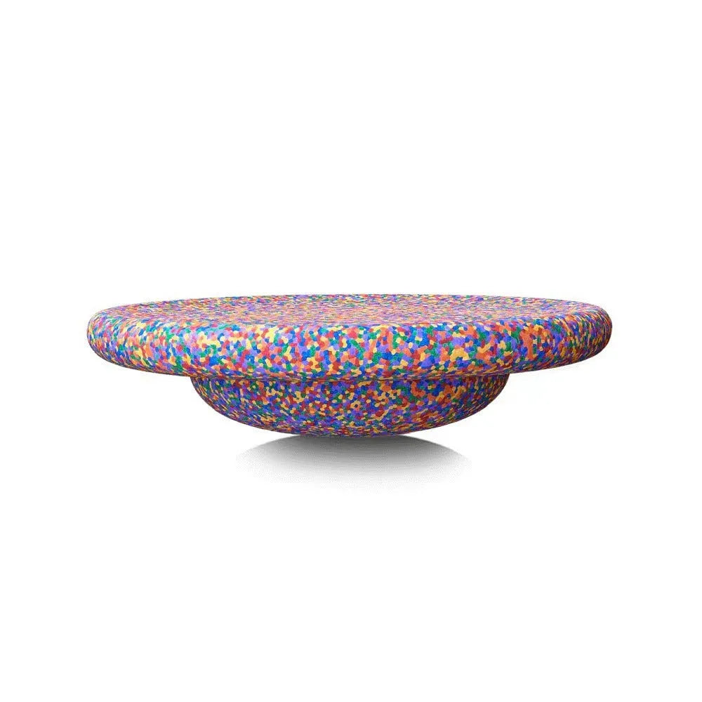 Plastic wood surf balance board for children aged 4 to 6 years in mixed colour finish