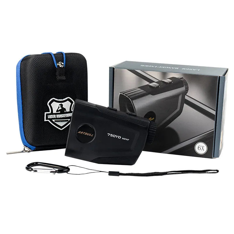 Golf laser rangefinder distance meter with LCD display and Type-C charging port