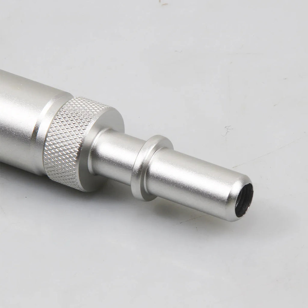 Silver metal joint transmission refueling adapter tool VAS6262-9