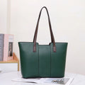 Genuine leather women's shoulder bag in box-type suitcase shape with sandwich pocket design