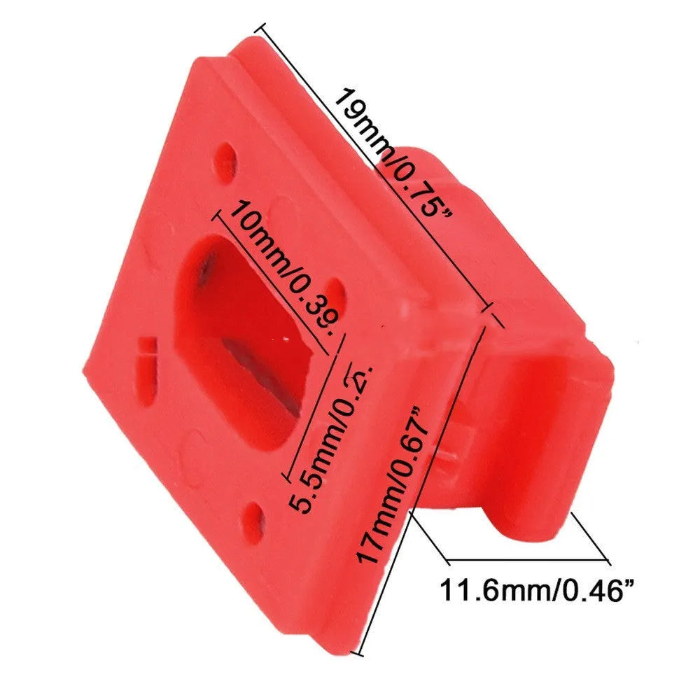 Plastic BMW interior trim panel snap buckle fastener clips for door card repair.