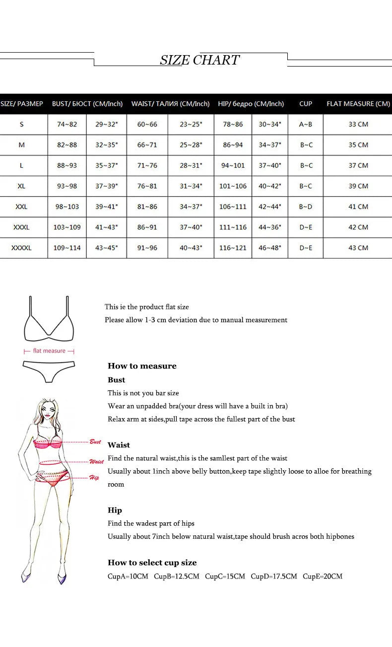 Three-piece backless push-up bikini set in white with skirt included