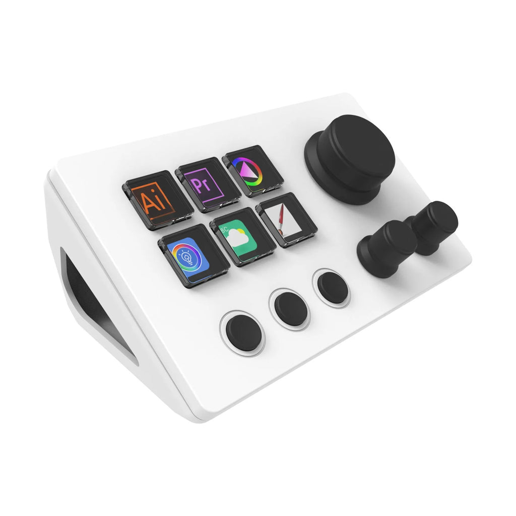 Visual Keyboard N3 programmable silicone keypad in white or black with 2 metre USB cable