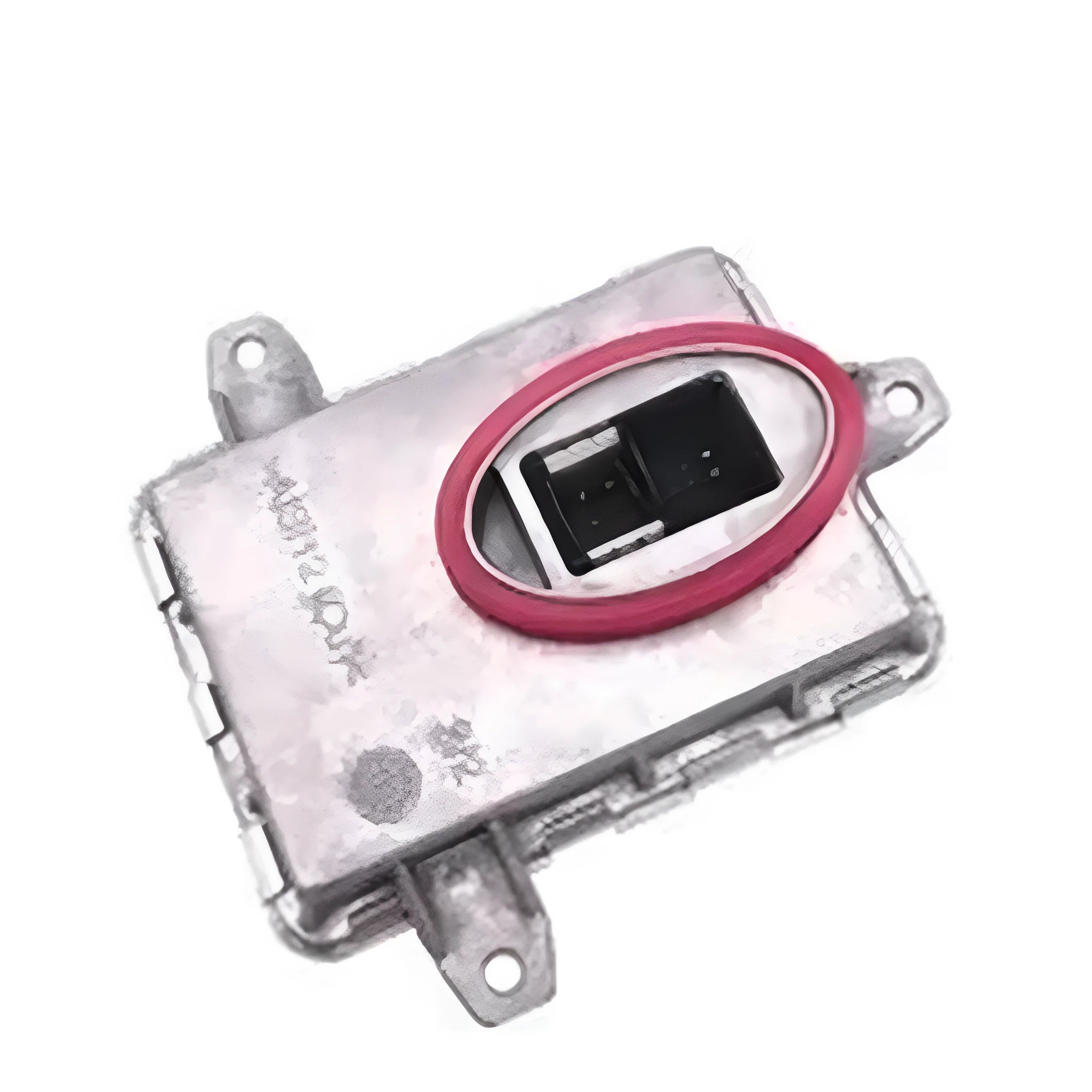 Headlight ballast with metal housing for HID xenon headlamps showing 14cm length
