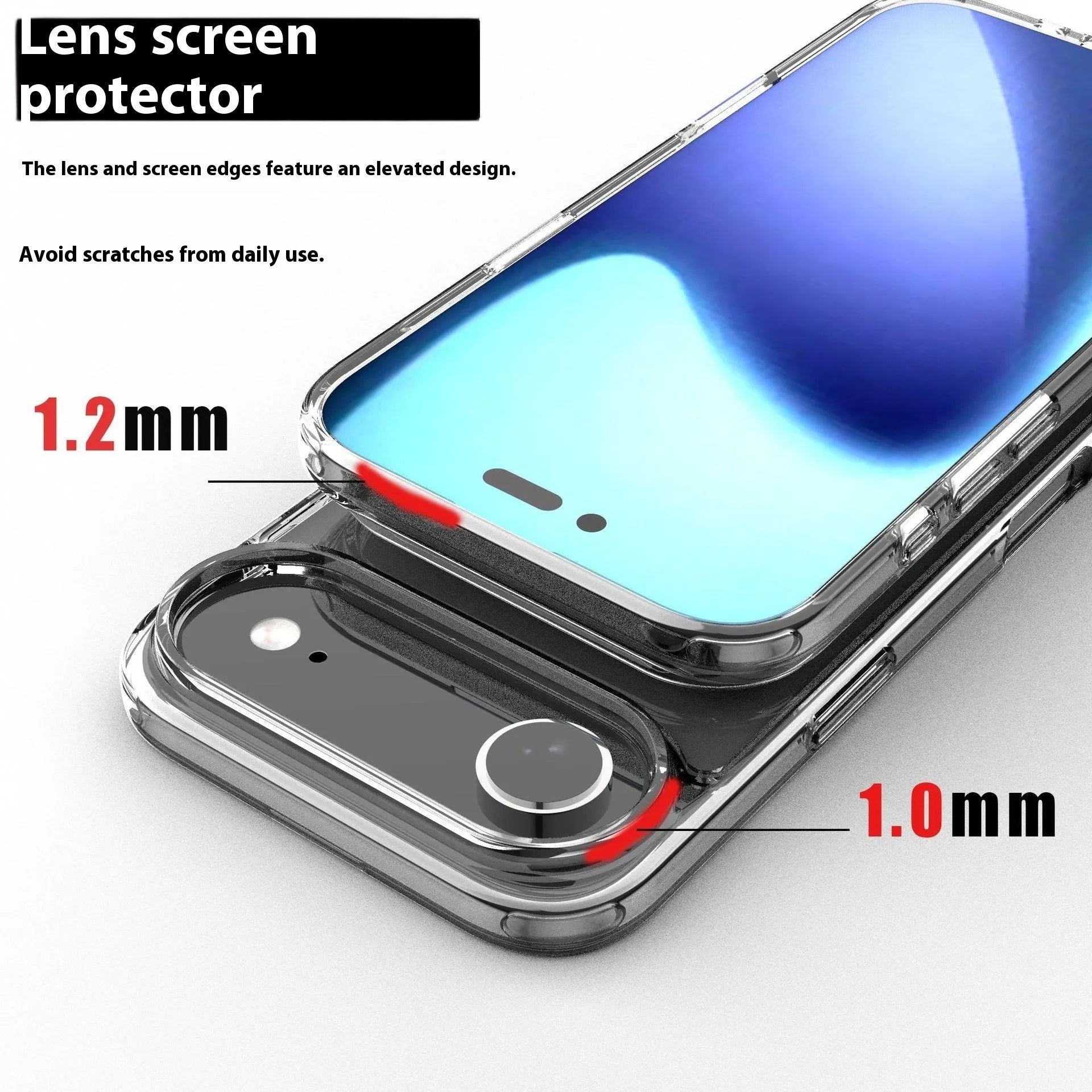 17AIR transparent magnetic phone case for iPhone 17 series showing clear design with magnetic elements