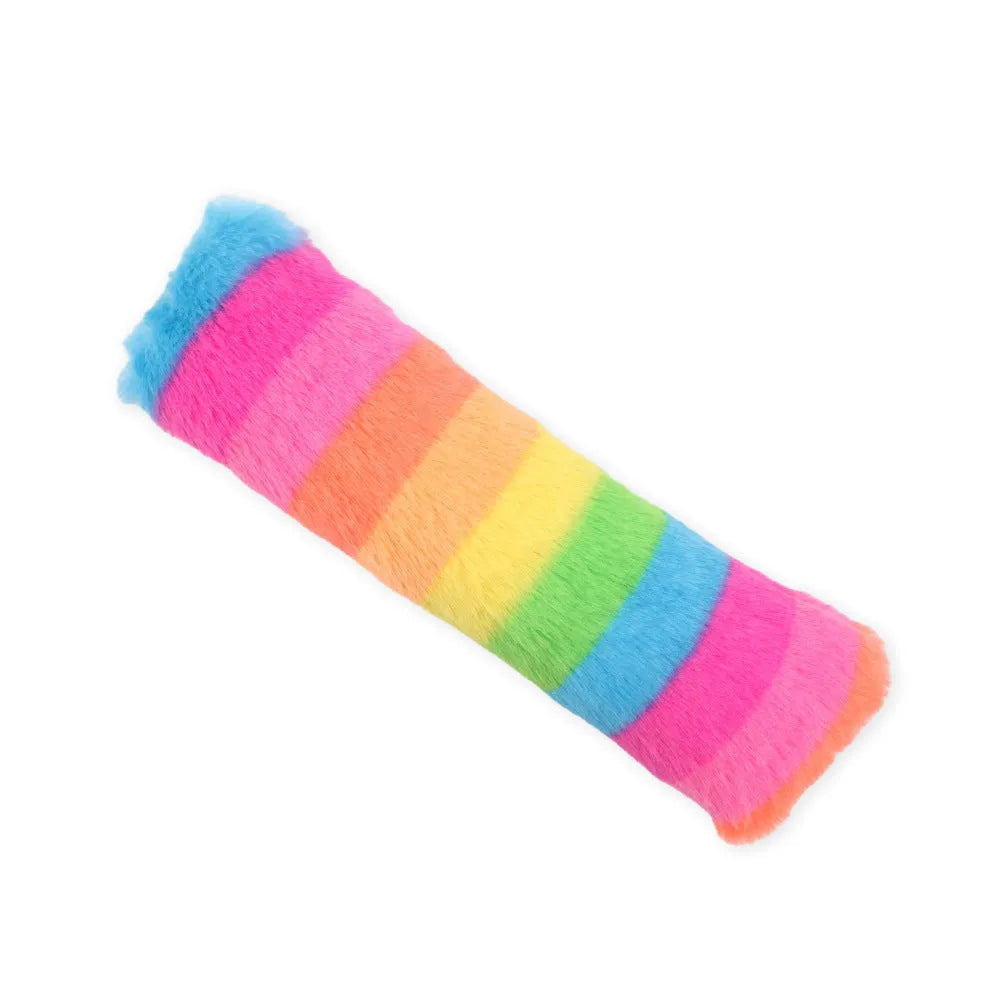Four colourful cat toys with crinkle sound and catnip for indoor feline play