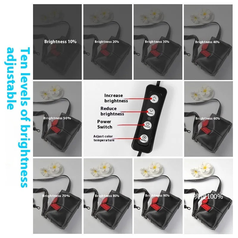 50cm foldable studio light box with USB plug for product photography