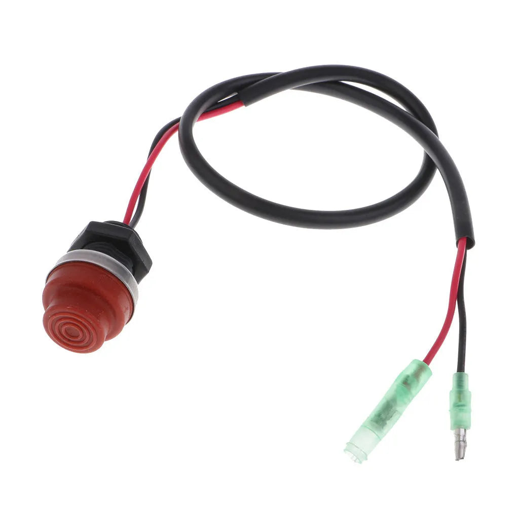 YAMAHA outboard motor engine kill switch with safety lanyard cord