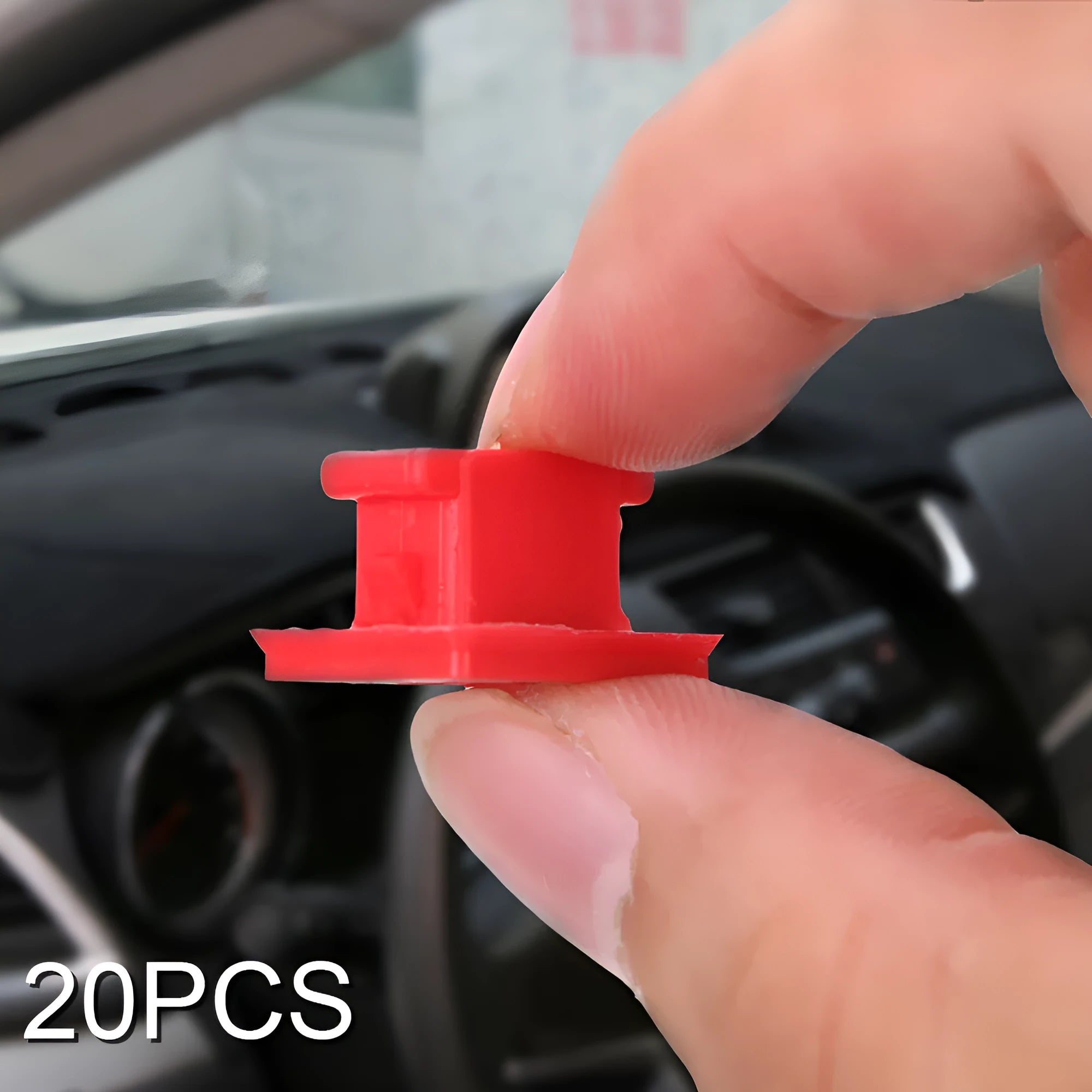 Plastic BMW interior trim panel snap buckle fastener clips for door card repair.