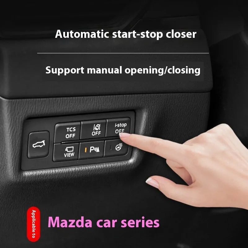 Mazda CX30 start stop shutter modification plastic component default closed version for 2020-2022 models