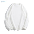 Loose fit cotton off shoulder sweater in solid colour on hanger
