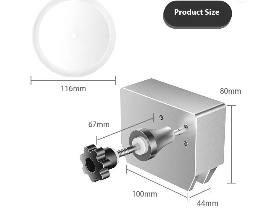 Ultrasonic cleaning machine with digital controls and a single cleaning slot for discs and records