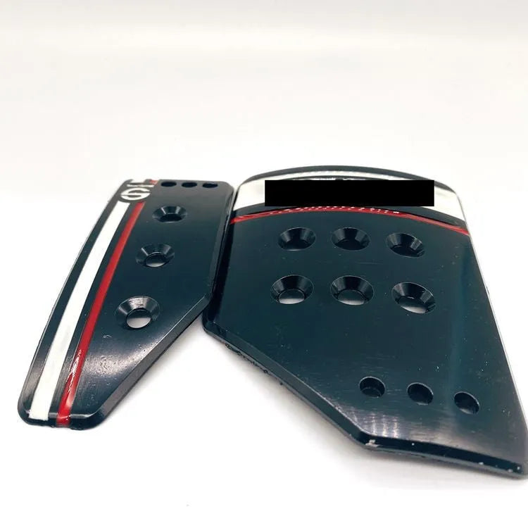 Aluminium alloy manual transmission car pedal set with brake accelerator clutch