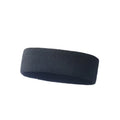Solid colour elastic sports sweat headband in black, red, blue, rose red, or sky blue.