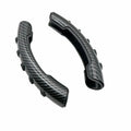 Carbon fibre black automobile steering wheel anti-skid sleeve for universal 38cm fit.