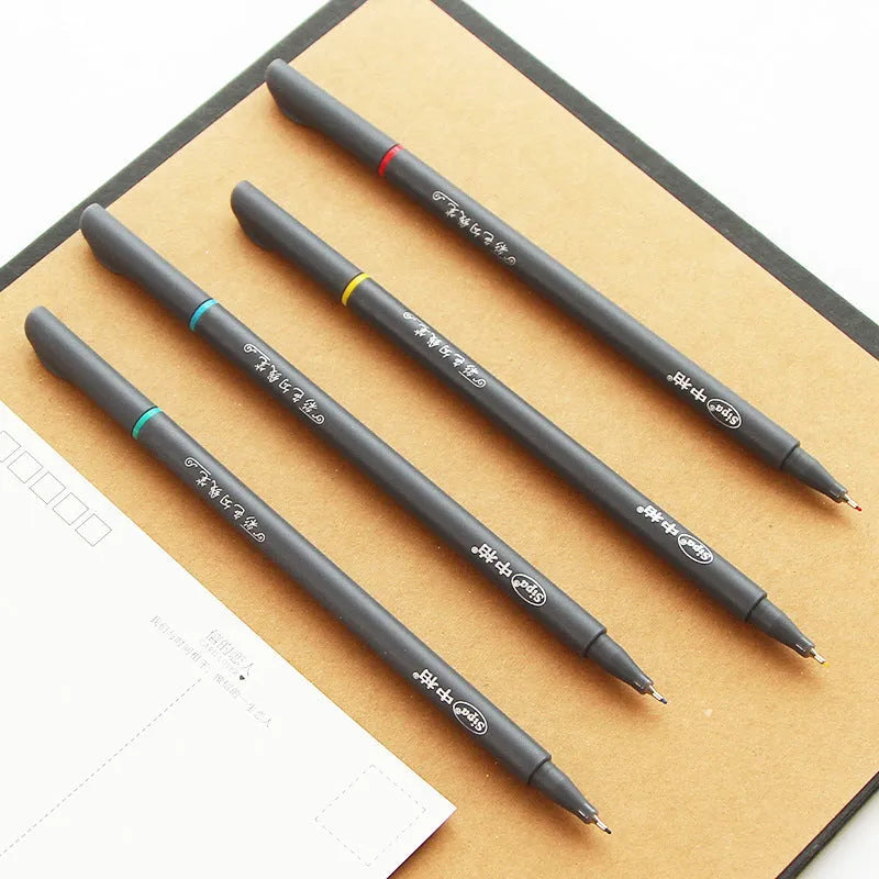 10-piece set of 0.38mm hook line pens for architectural drafting and technical design work