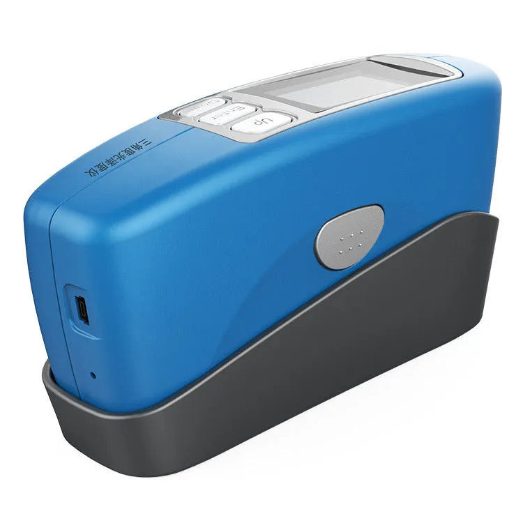 Portable ceramic stone glossiness tester with measurement display