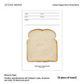 Today's Happy Series non-adhesive memo pad with 30 sheets, shown in one of four colour options.