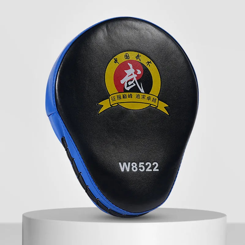 Boxing training punch mitts hand targets in red and black PU material for Muay Thai