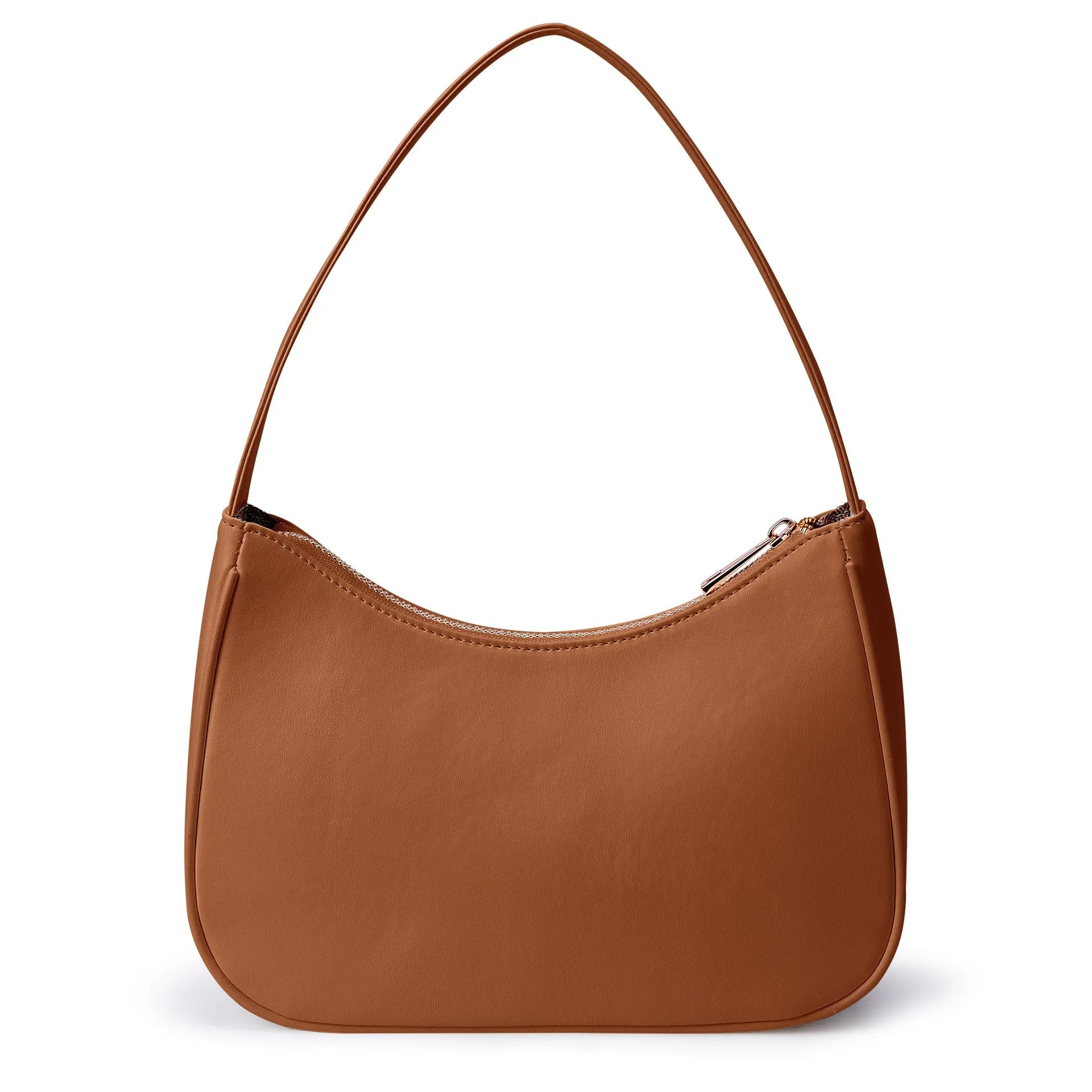 Retro-style adjustable shoulder bag in a selected colour, made from water-resistant PU material.