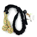 Cotton thread dog tug-of-war rope toy shown in red colour on a plain background.