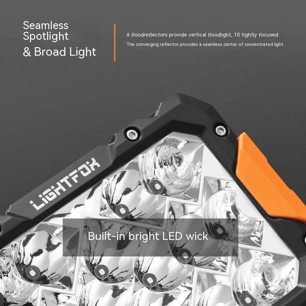 LF-DL9-LED6 black aluminium LED light bar pair for universal front bumper mounting on off-road vehicles
