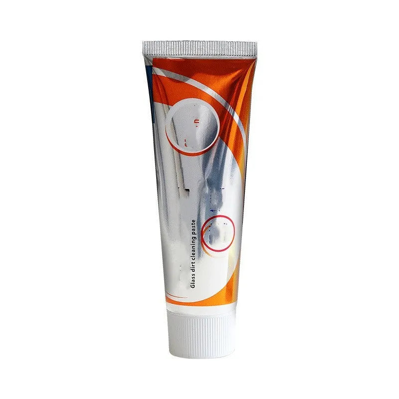 White 65ml car windshield cleaning paste bottle for removing oil stains from glass