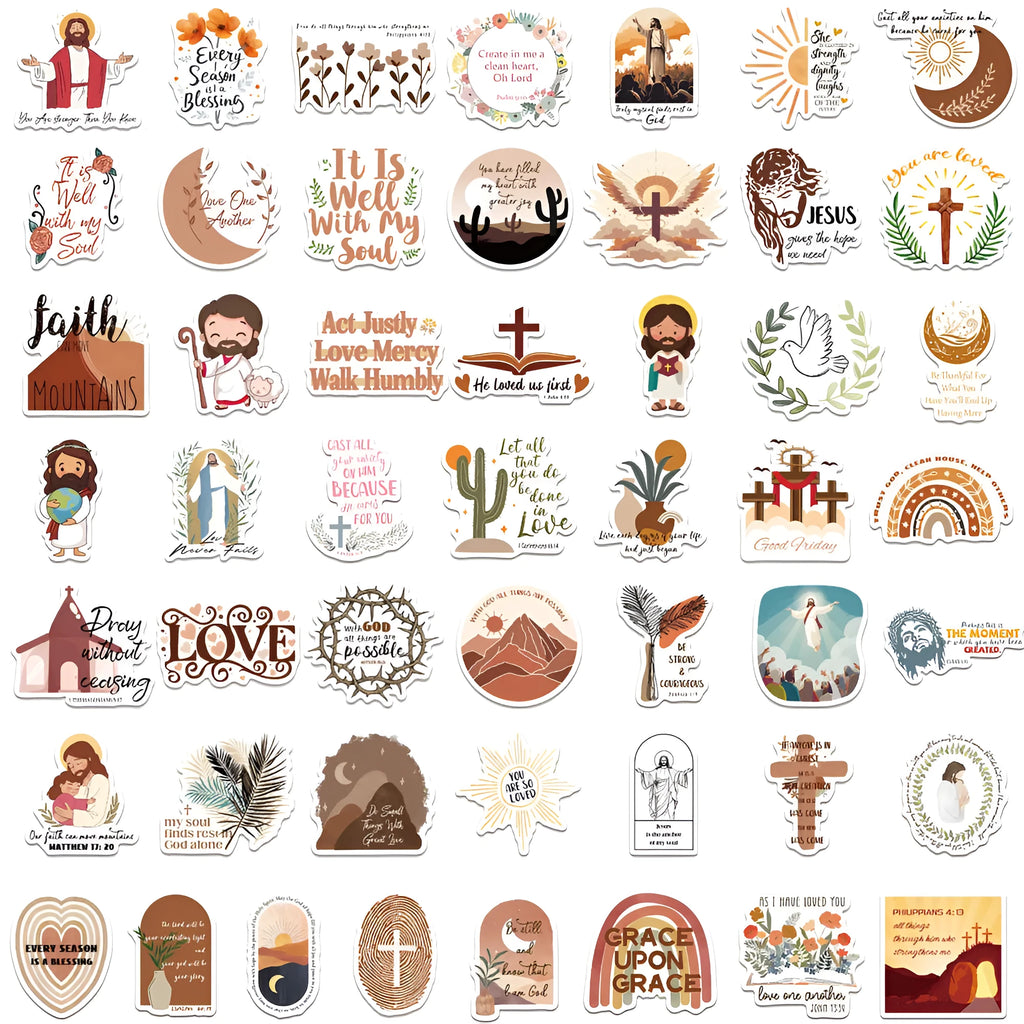 Assorted random design graffiti stickers pack of 50 for personalising laptops and bottles
