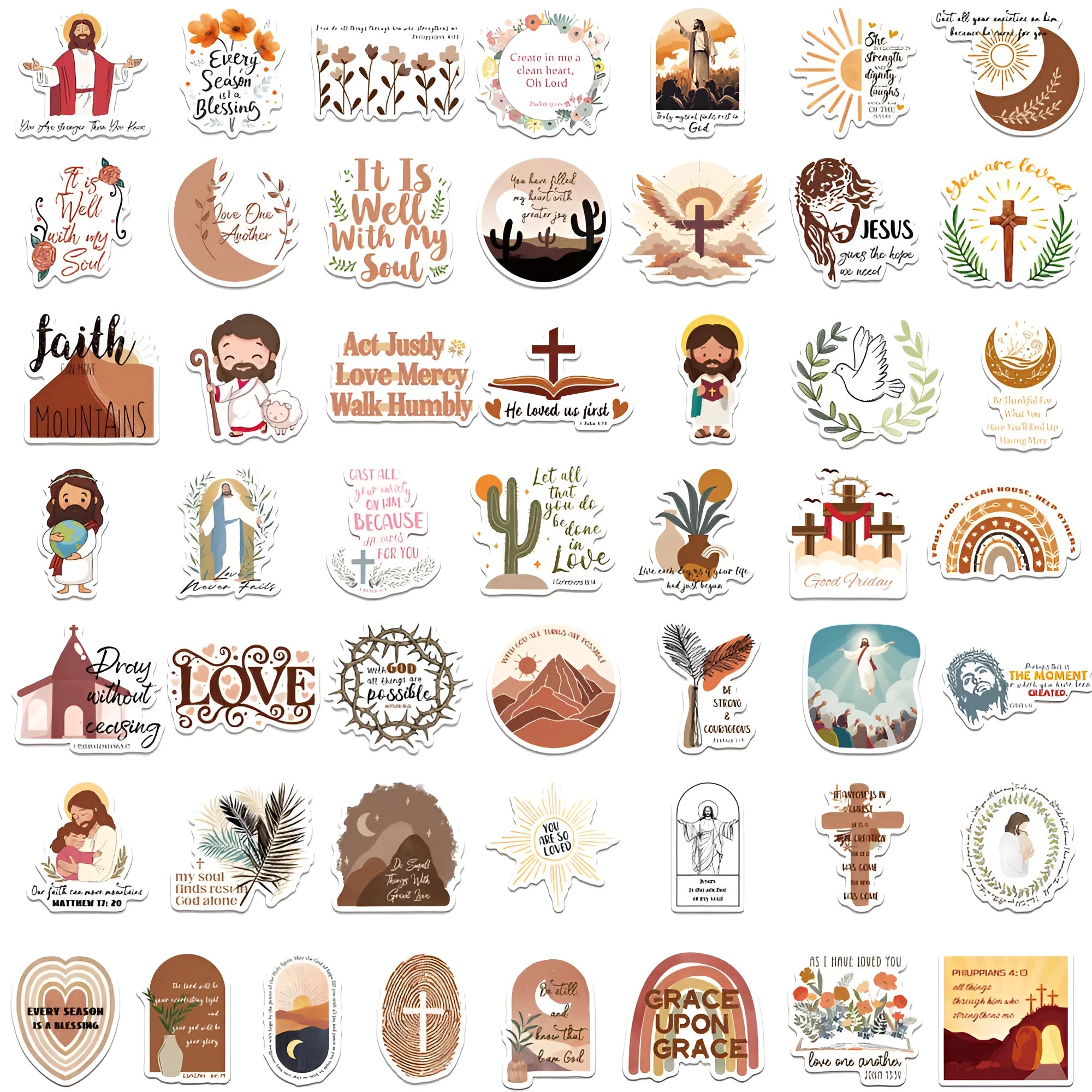 Assorted random design graffiti stickers pack of 50 for personalising laptops and bottles