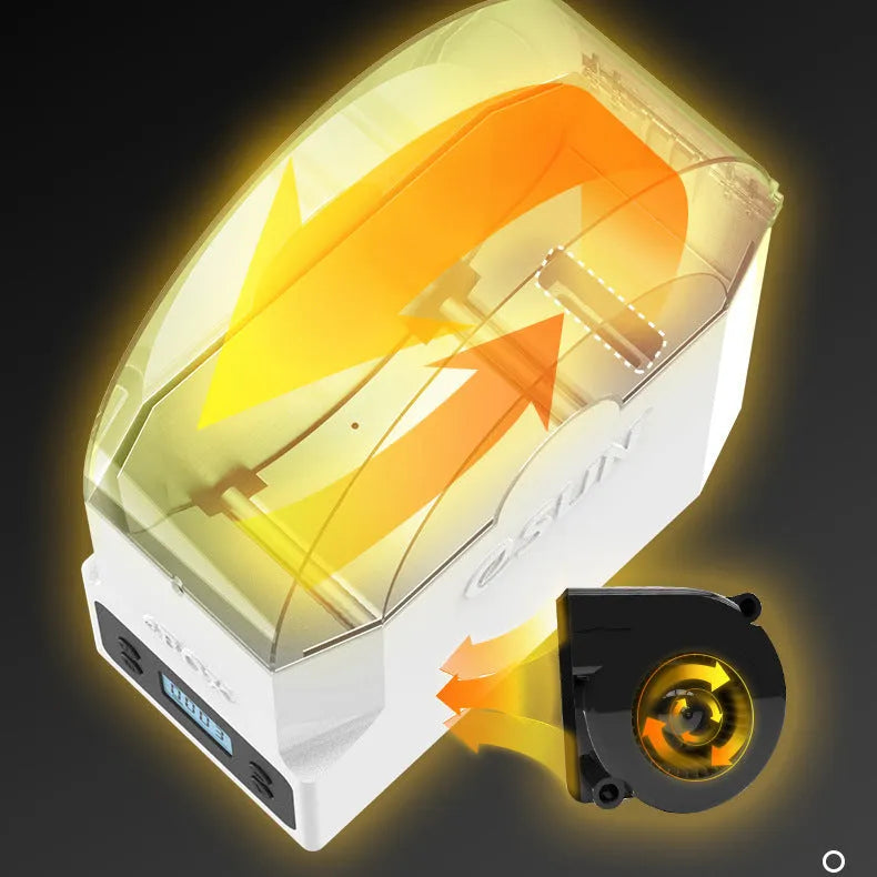 eBOX Lite 3D printing consumables drying storage box with wire heating system and multiple international plug options