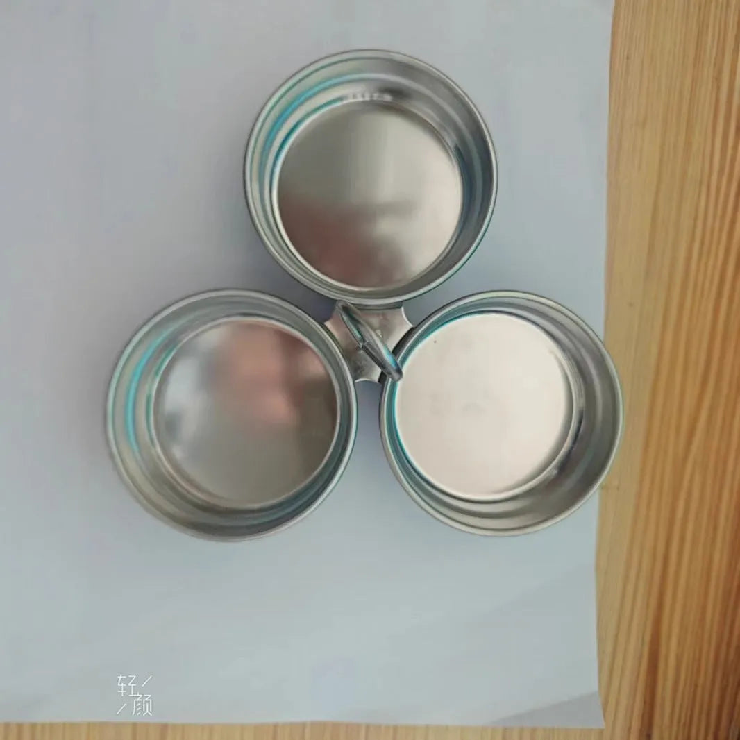 Mini heart-shaped egg steamer made from stainless steel for boiling eggs and making egg stews