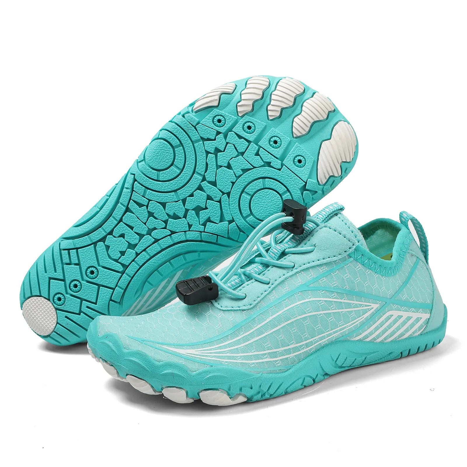 Children's wading swimming shoes with rubber sole and elastic band in multiple colour options