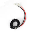 Black H7 LED headlight conversion adapter bracket for Volkswagen Golf Jetta models