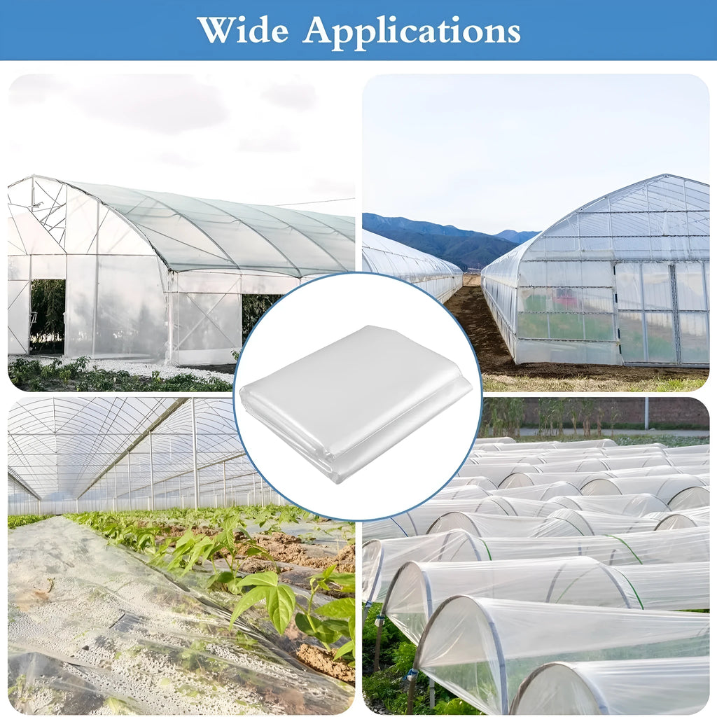 Roll of 4x8 metre plastic cold film for vegetable garden protection