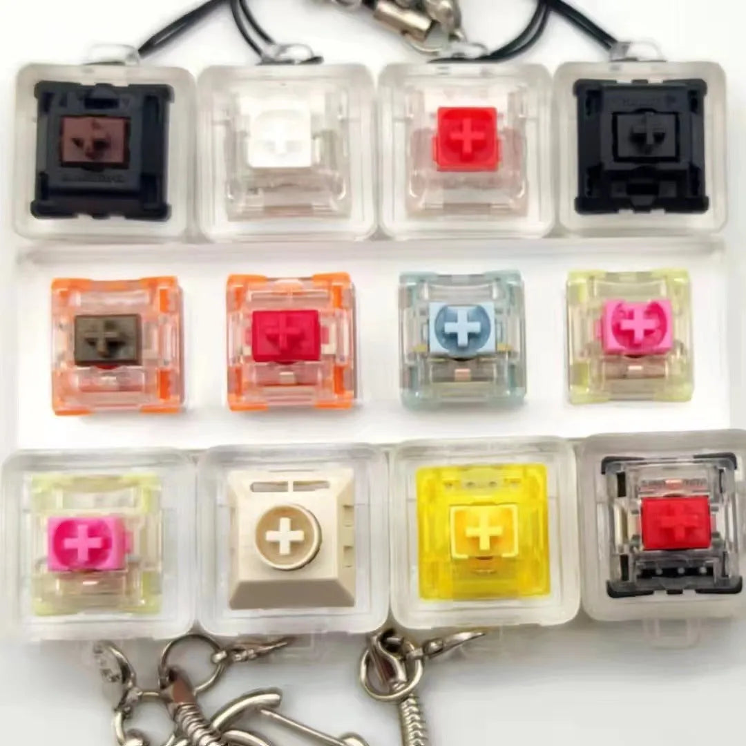 Yellow resin cheese-themed key cap for mechanical keyboards