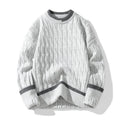 Men's loose fit two-piece sweater set in modal acrylic blend for autumn winter wear