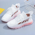 Women's cowhide leather sports casual shoes with high-top design and flat heel in four colours