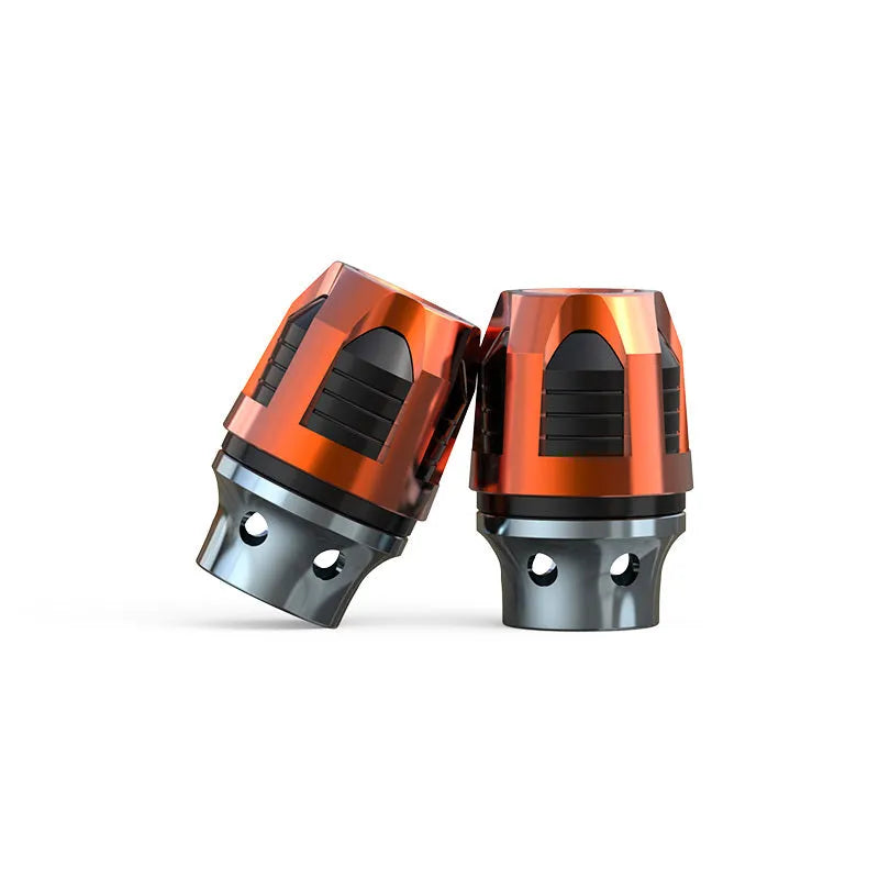 Aluminium alloy fork cup pair in anodised colours for electric car and motorcycle front axle