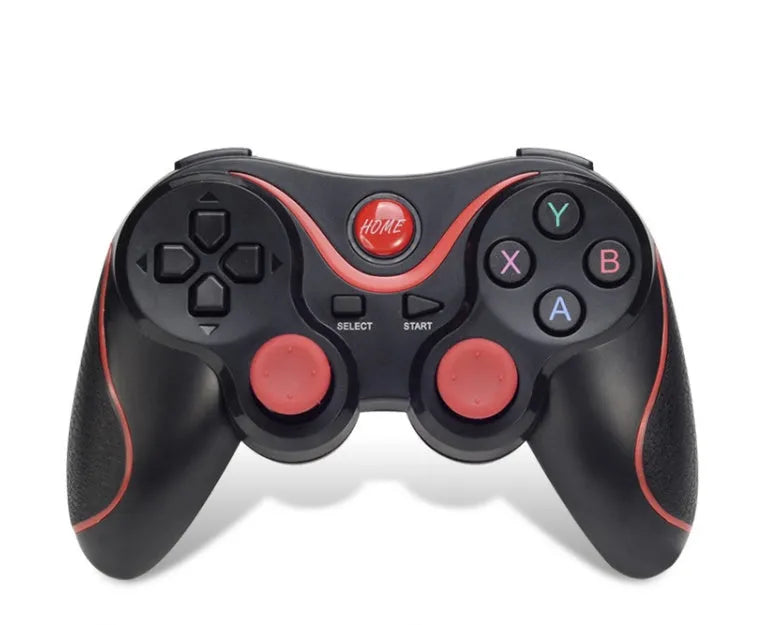 Black X3 wireless Bluetooth game controller for Android mobile phones with charging cable