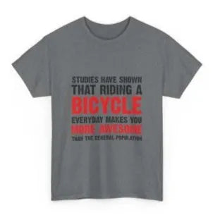 Grey women's short sleeve cotton t-shirt with a printed pattern, shown as a pullover style top.