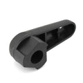 Black plastic quick-release wrench for BMW motorcycle engine oil cap