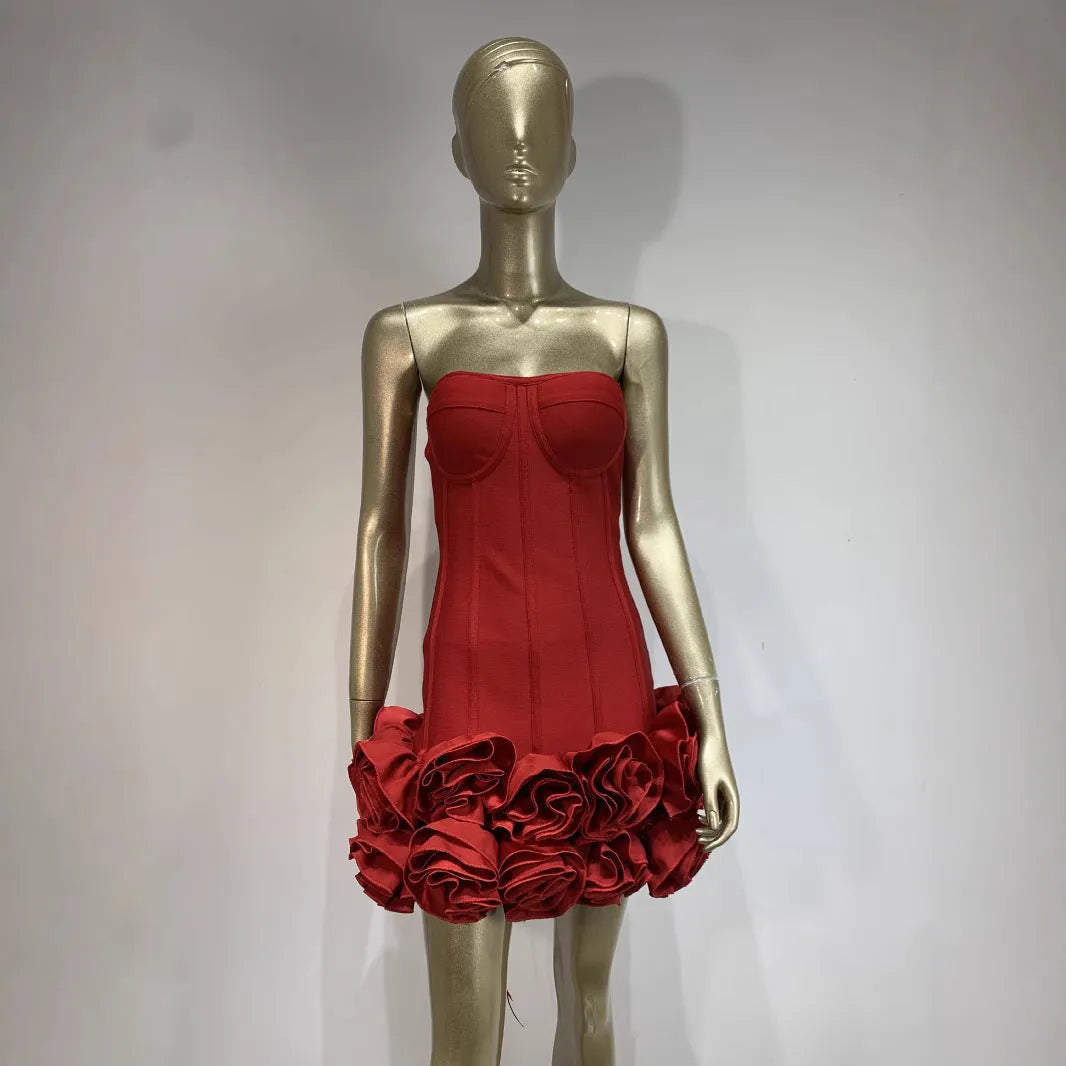 Women's solid colour mid-waist polyester dress in urban style with European/American sizing