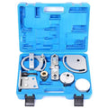 Volvo engine timing special tool set with 8 carbon steel tools in a storage case.