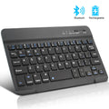 Black or white mini Bluetooth wireless keyboard for tablets with 44-hour battery life