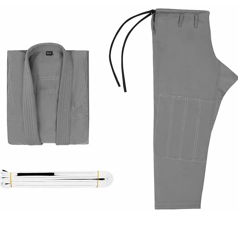 Brazilian Jiu-jitsu cotton blend training clothing set in multiple colours